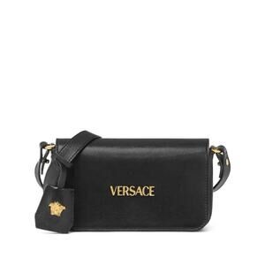 Versace Tag Flap Crossbody Bag